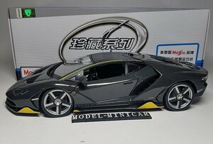 ▲Maisto マイスト 1/18 ランボルギーニ Lamborghini LP770-4 centenario センテナリオ 灰