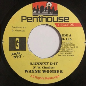 試聴 / WAYNE WONDER / SADDEST DAY /Tonight Riddim/Penthouse/Reggae/Dancehall/