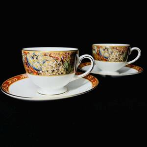 【黒壺】ウェッジウッド　オーガスタス　カップ&ソーサー　2客WEDGWOOD AUGUSTUS