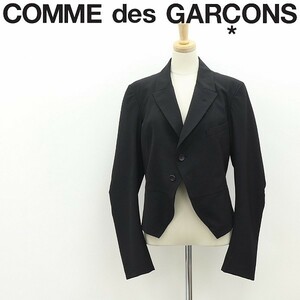 ●COMME des GARCONS コムデギャルソン 2004AW ウール ギャバジン ジャケット 黒 ブラック