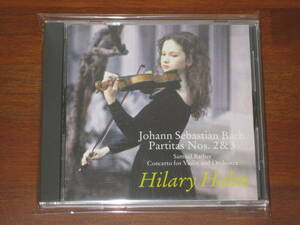 HILARY HAHN ヒラリー・ハーン/ バッハ 無伴奏ヴァイオリンのためのパルティータ 2 & 3番 Hybrid SACD 国内帯無