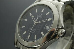 VMPD6-414-48 OMEGA オメガ 腕時計 シーマスター クロノメーター デイト ラウンド 自動巻き 約122g メンズ シルバー 動作品 中古