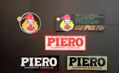 25-Dセット【5枚セット】全日本レーシング連盟 PIERO ステッカー