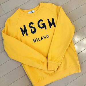 美品　MSGM トレーナー　イエロー