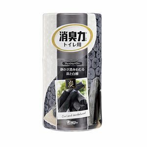 【新品】（まとめ） エステー トイレの消臭力 炭と白檀の香り 400ml 【×10セット】