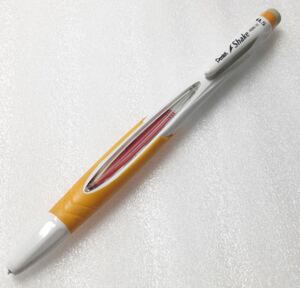 貴重　Pentel Shake Sharpencil AS305 0.5mm ぺんてる　シェーク　シャープペン　昭和レトロ　オレンジ色