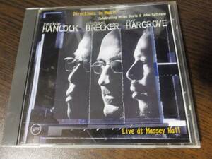 ハービー・ハンコック,マイケル・ブレッカー,ロイ・ハーグローヴ HANCOCK, BRECKER, HARGROVE / Directions in Music