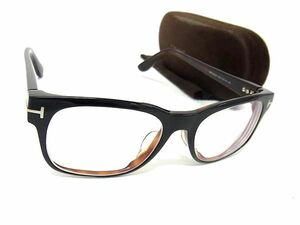 1円 ■美品■ TOM FORD トムフォード TF5432-F 度入り めがね メガネ 眼鏡 レディース ブラック系 AZ3520