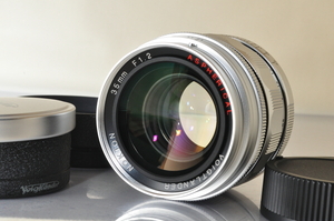 ★★極上品 Voigtlander Nokton 35mm F/1.2 Aspherical VM Silver Limitde Lens♪♪#3927