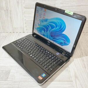 Ne6 【KA-5】 ①★AMD E-350★初期設定済み★［FUJITSU］FMVA40DBJ Win11 メモリ4GB HDD320GB 中古 お得なオプション有り♪