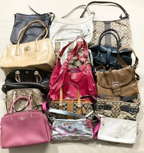 ★COACH コーチ バッグ 15点 まとめ シグネチャー レザー キャンバス トートバッグ ショルダーバッグ ハンドバッグ 等 卸 現状品 9.8kg★