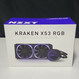 【送料無料】NZXT KRAKEN X53 RGB(RL-KRX53-R1) 240mm 簡易水冷型CPUクーラー LGA115X・1200・AM4等対応 PCパーツ