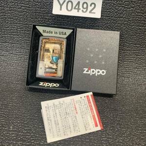 ZIPPO 未使用　BLACK MATTE　オイルライター　アート ジッポー　2015年製 化粧箱有り Y0492