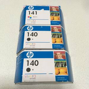 期限切れ　新品　未開封　純正　hp140 hp141 インクカートリッジ　3個セット