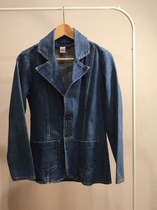 Wrangler デニムテーラードジャケット Mサイズ MADE IN USA 80s ヴィンテージ ラングラー デニムジャケット Gジャン 米国製 アメリカ製