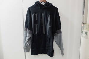 ☆GAP パーカー☆ #8729 GAP ギャップ パーカー メンズLサイズ 黒系 中古品