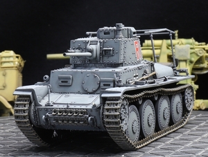 1/35 ドイツ軍 ３８ｔ軽戦車 指揮型 「Ｒ０１」 制作完成品