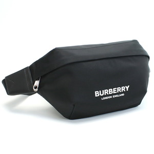 バーバリー BURBERRY ボディバッグ ロゴプリント ナイロン ソニー ブランド 8049095　A1189 BLACK　ブラック