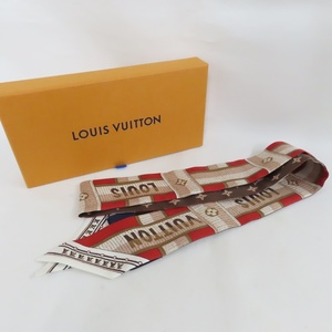 Ts531971 ルイ・ヴィトン スカーフ バンドー BBLVディテールズ M78147 LOUIS VUITTON 美品