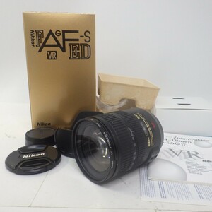 Nikon AF-S Zoom-NIKKOR 24-120mm f3.5-5.6 G(IF) VR ED/レンズフィルター 72ｍｍ/フード HB-25/元箱 取説付/ニコン レンズ/通電確認済　60