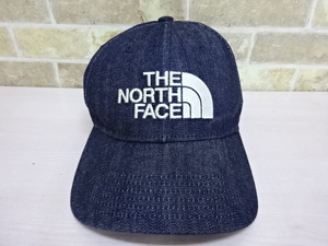 ★0434A THE NORTH FACE ノースフェイス コットン ロゴキャップ FREEサイズ 