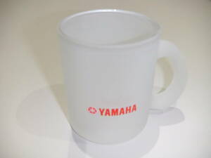 非売品！ノベルティ ヤマハ YAMAHA ロゴ入り ガラス製 マグカップ 