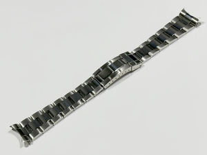 処分特価 ラグ幅：20mm 腕時計ベルト メタルブレス カラー：シルバー ブレスレット【対応モデル ロレックス ROLEX】時計用バンド