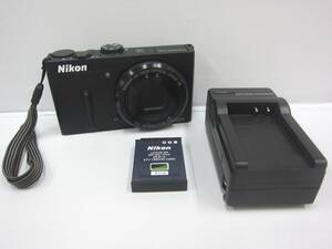 4E414NZ◎Nikon ニコン　COOLPIX　クールピクス　P330　デジカメ コンパクトデジタルカメラ　ブラック 動作品◎中古