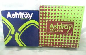 卓上灰皿セット/Ashtray/アーシュトレー灰皿/喫煙用具/アルジェ×スクエアー/２個セット/東洋佐々木ガラス株式会社/日本製★新品未使用★