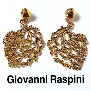 二点以上で送料無料！ 2A40【未使用】GIOVANNI RASPINI ジョヴァンニ・ラスピーニ シルバ−925 イヤリング アクセサリー SILVER ゴールド