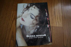 GLORIA ESTEFAN AND MIAMI SOUND MACHINE コンサートパンフレット