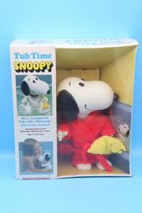 Dead Stock 80s Knickerbocker snoopy Tub Time/スヌーピー ドール/ヴィンテージ/176713897