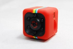 ★新品未使用品★SQ11 超小型カメラ レッド HDビデオカメラ 赤外線撮影 暗視機能 1080P 日本語説明書 MicroSDカード32GB♪★