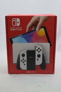 25_MK 766) 【未使用】Nintendo Switch本体(有機ELモデル) Joy-Con(L/R)ホワイト