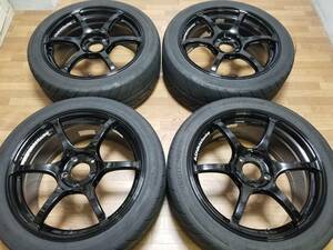 【希少】18インチ 8.5J +51 PCD114.3 ADVAN Racing RGⅢ レヴォーグ GRヤリス WRX STI VAB GVB GRB S4 VAG GVF GRF GDB FD DC RS RZ GT TC