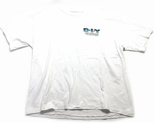 DIY PRODUCT (ディーアイワイプロダクト) Crew Neck Tee / クルーネックTシャツ ホワイト size XL