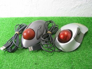 KA4676/トラックボールマウス 2個/Logitech T-BC21,Microsoft Trackball Explorer 1.0