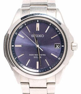 セイコー 腕時計 7B24-0BN0 ソーラー ブルー メンズ SEIKO [0402]