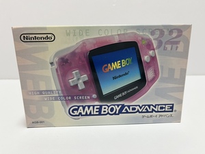 【GBA】ゲームボーイアドバンス□本体□ミルキーピンク□②