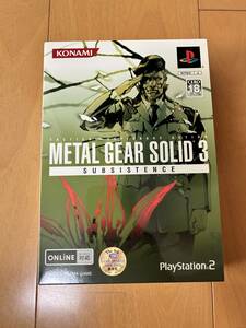 PS2メタルギアソリッド3サブシスタンス METAL GEAR SOLID 3 SUBSISTENCE【中古】