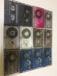 中古品 カセットテープ C-60 12巻 現状品