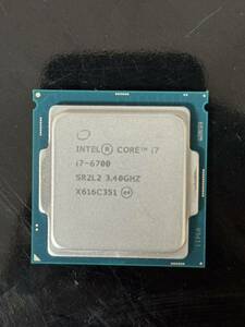 Intel Core i7 6700 インテル 動作確認済