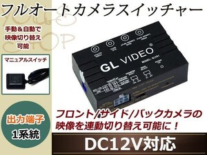 フロント サイド バックカメラ 自動切り替え セレクター AV入力