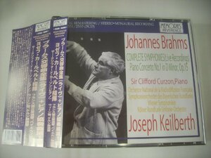 ■ 帯付 3CD 　ヨゼフ・カイルベルト指揮 / ブラームス 交響曲全集 (ライヴ) + ピアノ協奏曲第1番 1955年 1962年 1965年 1966年 ◇r41027