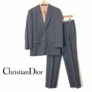A1698-F-S◆ old ◆ Christian Dior クリスチャンディオール セットアップ スーツ テーラードジャケット スラックス ◆ A7 ウール 古着