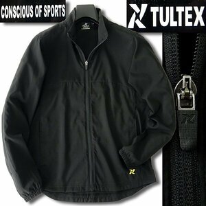 新品 タルテックス 春夏 撥水 超軽量 ストレッチ トラックジャケット LL 黒 【2-4105_10】 TULTEX GOLF ゴルフ メンズ ブルゾン