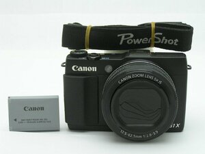 ★ハローカメラ★0605 Canon Power Shot G1 X ( 12.5-62.5mm F2.0-3.9 )約1430万画素 本体とバッテリーのみ 動作品 1円スタート 即決有り