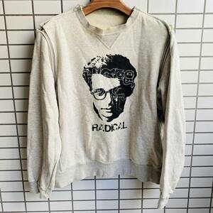 1998AW UNDERCOVER アンダーカバー 98AW exchange エクスチェンジ期 small parts スモールパーツ RADICAL スウェット トレーナー グレー M