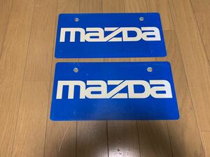 ＭAZDA マツダ ナンバープレート サバンナ ファミリア コスモスポーツ ルーチェ シャンテ ポーター ユーノス ロードスター　ＲX-3 ＲX-7