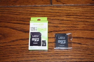 LAZOS microSDXCカード 128GB 1年保証 R:110MB/s W:70MB/s Class10 UHS-I U3 マイクロSDカード 送料無料 送料込み